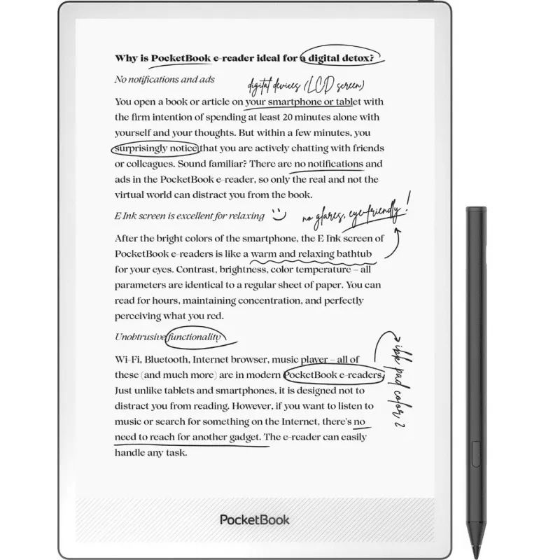 PocketBook InkPad One - matinė juoda