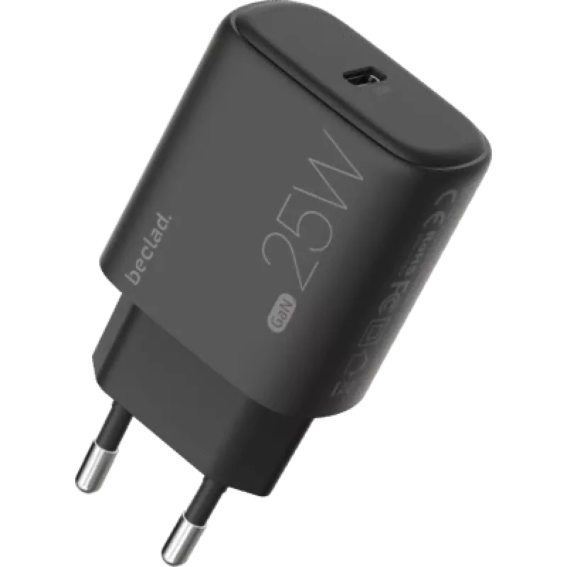 Beclad Travel Adapter USB-C 25W juodas