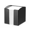 Patvarus TREND Square Juoda užrašų bloknotas 105x100x100 mm