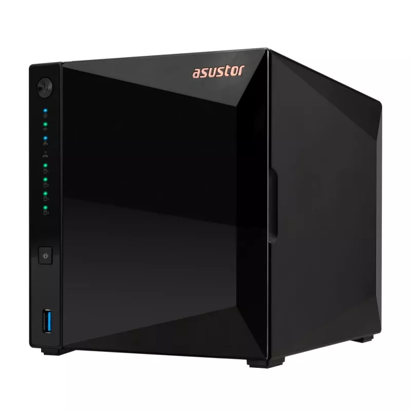 Asustor DRIVESTOR 4 Pro Gen2 AS3304T V2 NAS Realtek RTD1619B 2 GB DDR4 ADM juoda