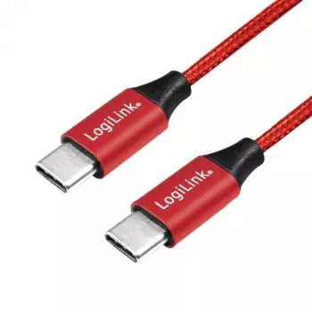 LOGILINK CU0156 LOGILINK - USB 2.0 laidas, USB-C patinas į USB-C patiną, raudonas, 1 m