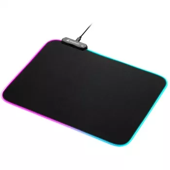 1337 RGB V2 Gaming Mat 360, Gaming Mouse Pad juoda