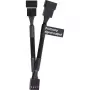PWM ventiliatoriaus Y laidas THERMALTAKE Tt Mod AC-060-CO1OTN-F1 4 kontaktų, 3 vnt. pakuotė