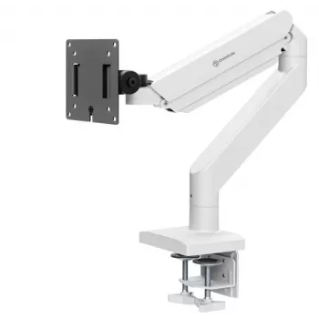 Monitoriaus laikiklis ONKRON G110-BG 1 ekranui 15 kg, iki 106,7 cm (42 col.), VESA 75x75–100x100, spaustuvas / įvorė, juoda / pilka
