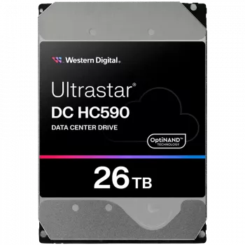 HDD Server WD/HGST ULTRASTAR DC HC590 (3.5'', 26TB, 512MB, 7200RPM, SATA 6Gb/s, 512E SE NP3) SKU: 0F65672