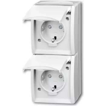Busch Jaeger 20-02 EBW-54 lizdas CEE 7/3 baltas (2084-0-0722)