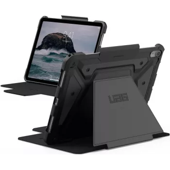 Urban Armor Gear UAG - Dėklo planšetei atverčiamas - Patvarus - poliuretanas (PU) - Juoda - Apple 11 colių iPad Air M2 Wi-Fi, M2 Wi-Fi + Cellular, M3 Wi-Fi, M3 Wi-Fi + Cellular (1244731