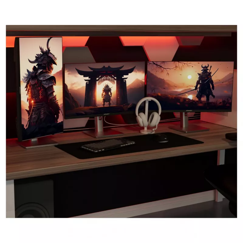 JAPANNEXT JN-I270FHD200F-HSP kompiuterio monitorius 68,6 cm (27 colių) 1920 x 1080 pikselių Full HD LED Sidabrinis