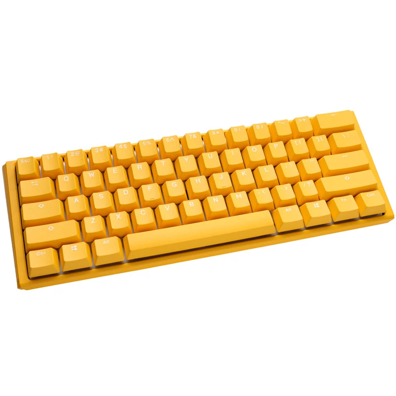 Ducky One 3 Yellow Gaming Keyboard RGB LED MX-Clear US