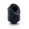 kampuotas 45° Rotary Fitting BitsPower Artemis — matinė juoda