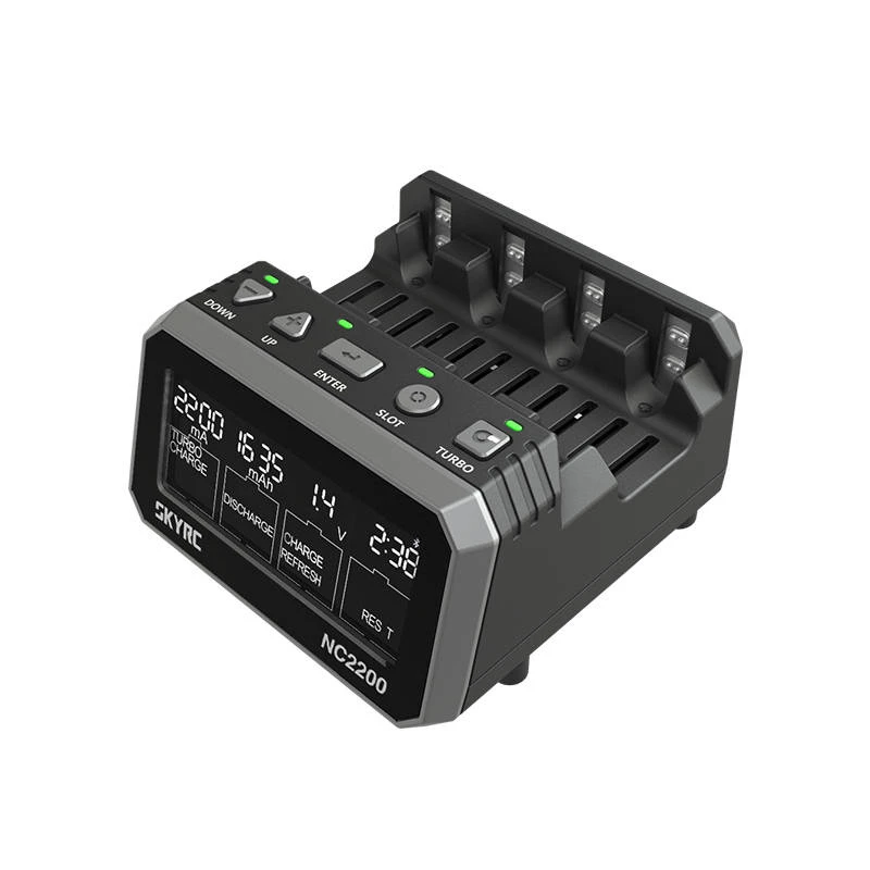 Akumuliatorių įkroviklis SKYRC NC2200 4 kanalų AA/AAA 2200 mAh elementams