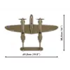 Cobi Building Blocks Lockheed P-38H Lightning rinkinys 5763 — mastelinis modelio rinkinys, kolekcinis lėktuvo modelis
