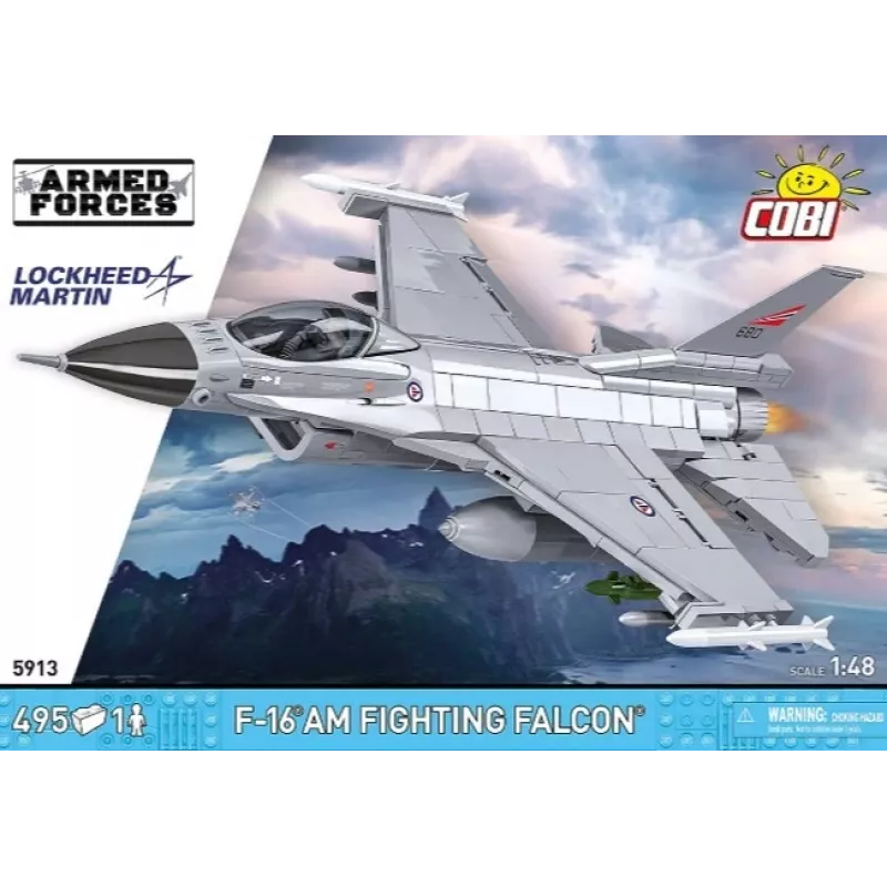 „Cobi“ konstravimo rinkinys F-16AM „Fighting Falcon“, 495 detalės, mastelio modelis
