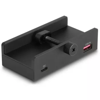 DeLOCK 64284 USB šakotuvas Type-A 5000 Mbit/s juodas