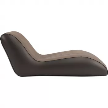 Pripučiamas stovyklavimo gultas Easy Camp 420072, rudas PVC, 840×1400×700 mm