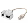Pataisomasis kabelio adapteris Digitus CAT 5e ekranuotas 1:1