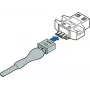 Laidas Panasonic PM2 CN13C1 1 m Steckanschlusskabel – 1 m jungiamasis laidas