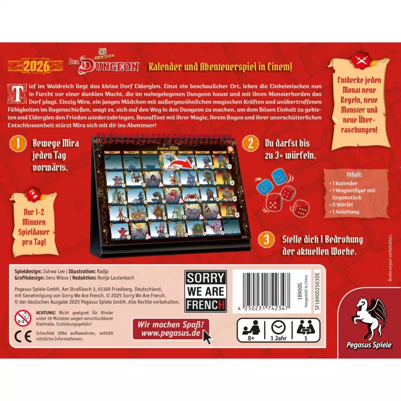 365 adventure – Der Dungeon (2026 leidimas), dėlionės žaidimas