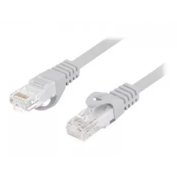 Tinklo kabelis LANBERG PCU6-10CU-0025-S Cat6 U/UTP 0,25 m RJ-45 tiesioginis, pilkas, 10000 Mbit/s