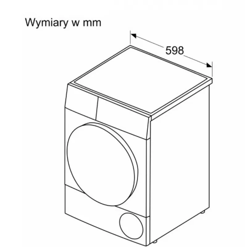 WQB246CMPL Džiovyklė