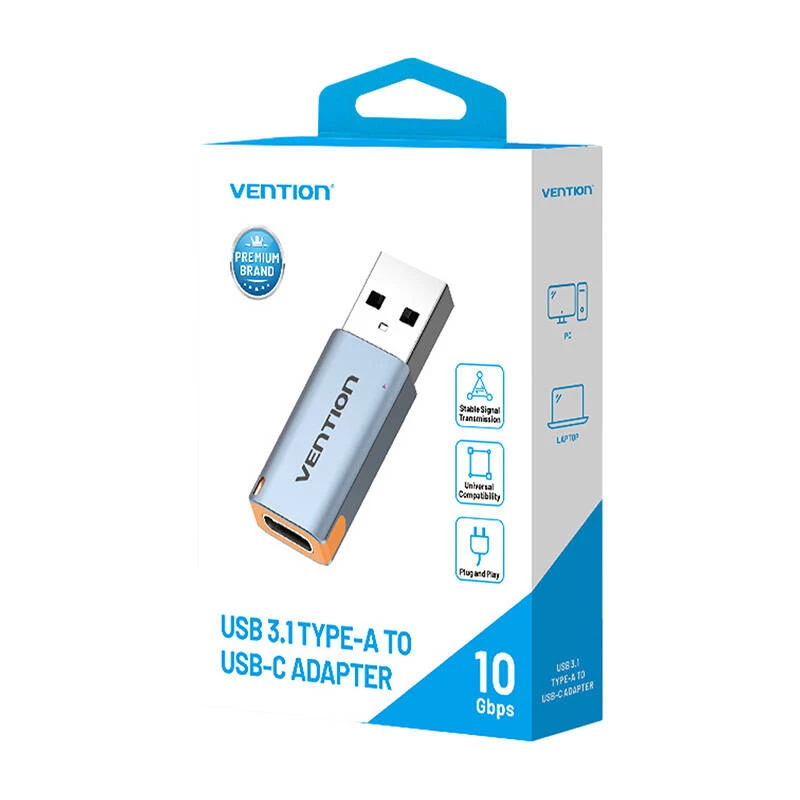 Vention USB 3.1 OTG adapteris USB-C į USB-A su raišteliu