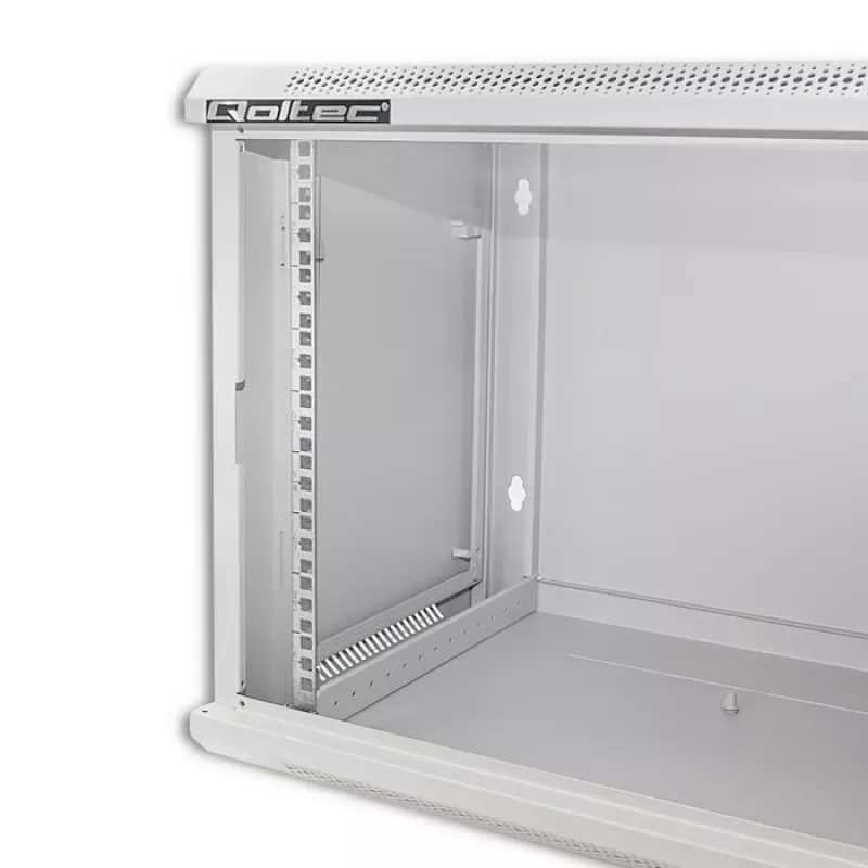 Stovo spinta QOLTEC 19 colių 9U 600x500x600 sieninė arba ant grindų montuojama serverio korpusas