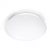 Lubinis šviestuvas Steinel RS 16 L, E27 lizdas, 100 W, baltas, apvalus, Ø 27,5 cm, aukštis 95 mm, judesio jutiklis