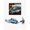 LEGO Star Wars kapitono Rekso Y-Wing mikrokovotojas – kolekcinis žaislas iš „Kloneų karų“ su minifigūrėle, skirtas 6+ metų berniukams