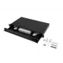 Šviesolaidinė skirstomoji dėžė Rack 1U 24x SC LC 19