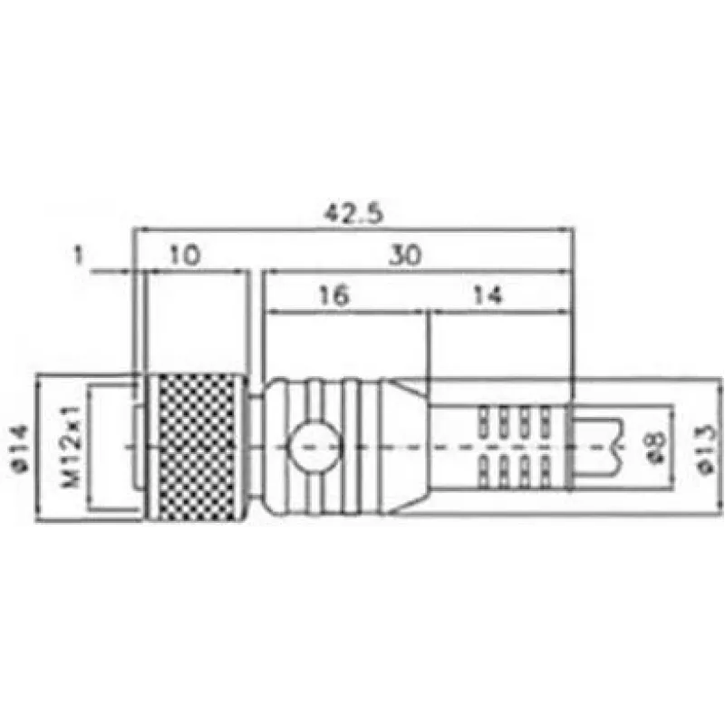 DataLogic Connection kabelis CS-A1-02-G-10 Version (general) Connection kabelis (95A251390)
