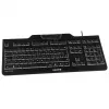 CHERRY KC 1000 SC klaviatūra universali USB AZERTY belgiška juoda