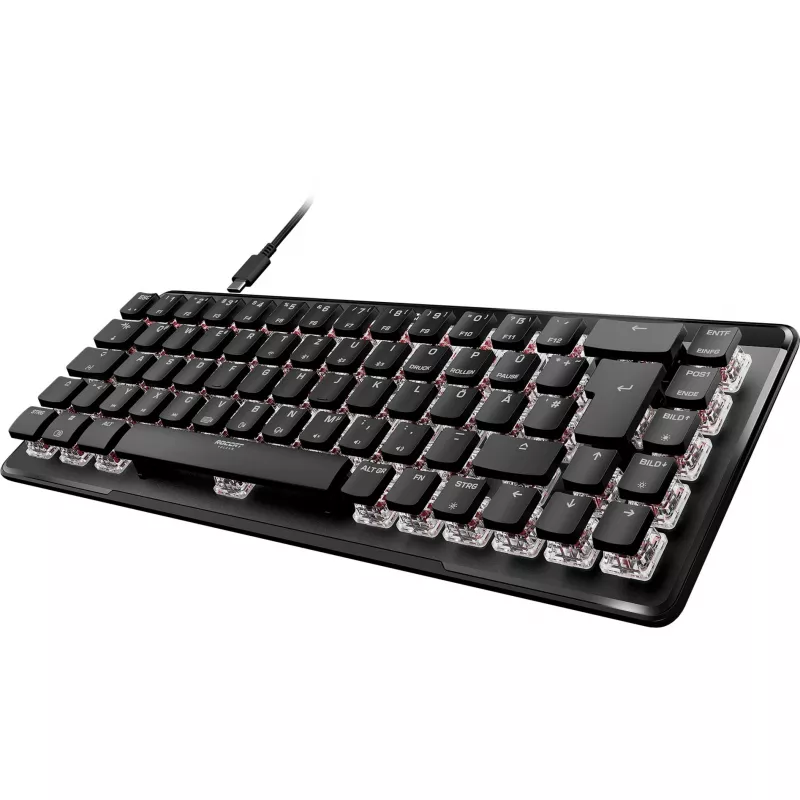 Vulcan II Mini Air, Gaming Keyboard black, DE-Layout, TITAN II Optical Red