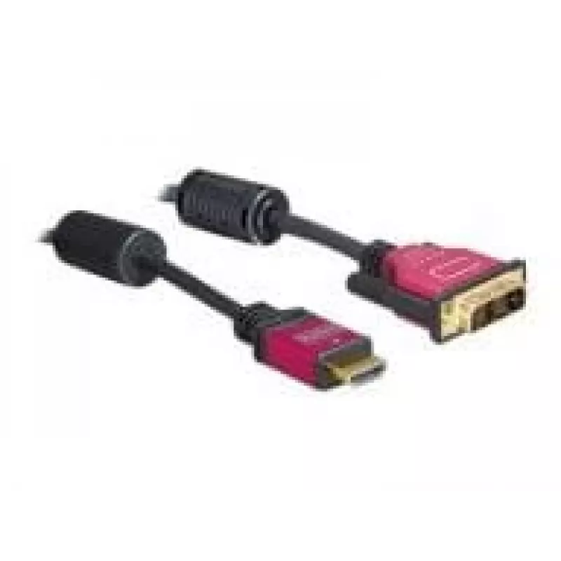 HDMI - DVI laidas DeLOCK 84343 3,0 m kištukas / kištukas