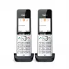 Gigaset COMFORT 500HX duo Analoginis/DECT telefonas su skambučio numerio atpažinimu, juodas, sidabrinis