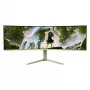 Lenktas kompiuterio monitorius Arozzi Nova 49 coliai (124,5 cm) Dual QHD 5120×1440 LED VA, 4 ms, žalias