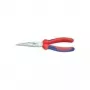 Knipex mechanikų replės ilgis 200 mm forma 1 tiesi daugiakomponentė rankena chromuota