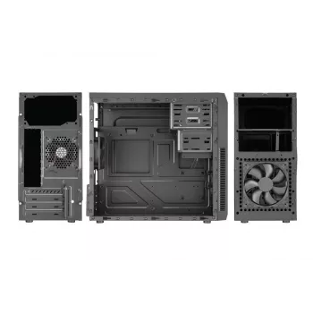 Korpusas | GOLDEN TIGER | Palaikomos pagrindinės plokštės formatai micro ATX | Juoda | Midi Tower | Baltimore 530 | BALTIMORE5302USB2+2USB3