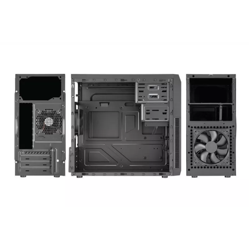 Korpusas | GOLDEN TIGER | Palaikomos pagrindinės plokštės formatai micro ATX | Juoda | Midi Tower | Baltimore 530 | BALTIMORE5302USB2+2USB3