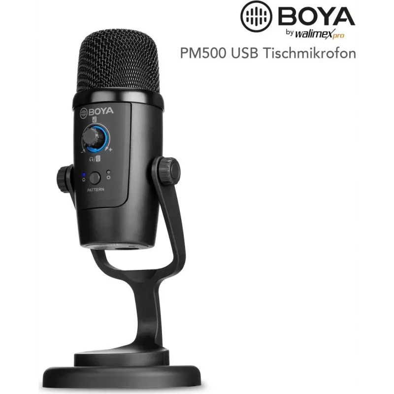 BOYA Walimex pro PM500 USB stalinis mikrofonas (23085)