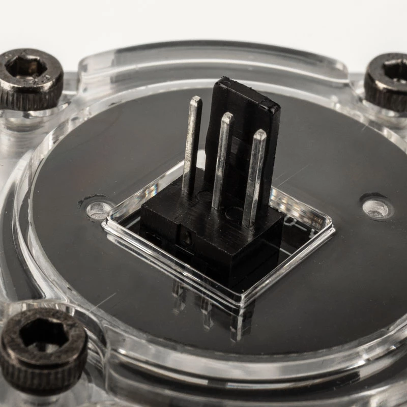 Srauto matuoklis Barrow SLFV2-RGB B — ARGB srauto jutiklis, juodas