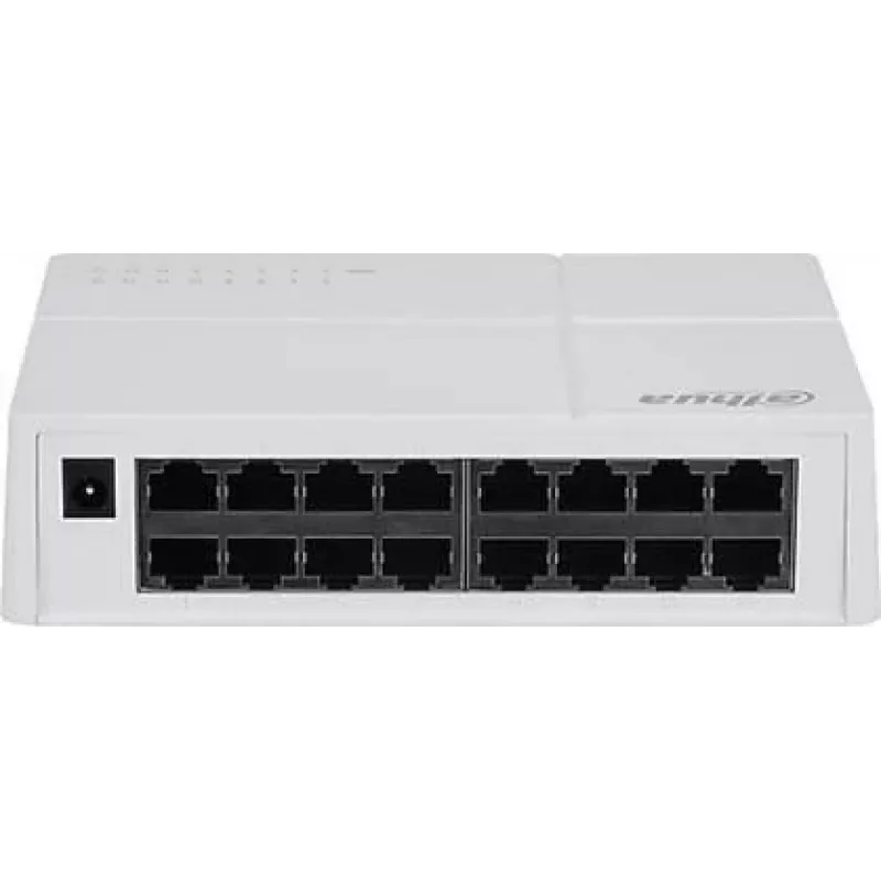 Dahua Technology SF1016L tinklo komutatorius Nevaldomas L2 Fast Ethernet (10/100) Stalinis/Sieninis Pilka