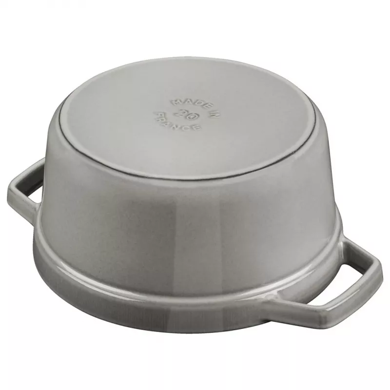 Staub 40509-312-0 puodas 5,25 l apvalus grafito spalvos, pilkas