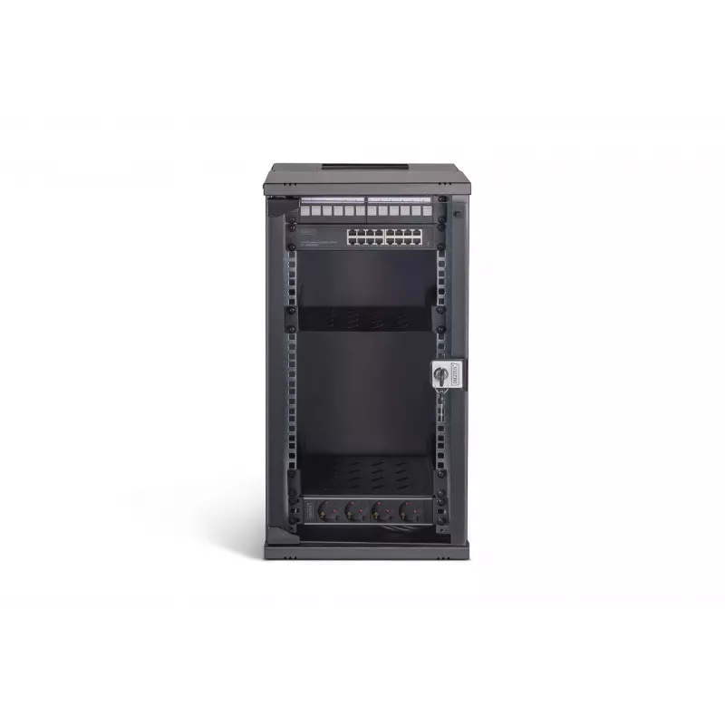 Prie sienos montuojamas stovas Digitus DN-49105-SET 12U 60 kg IP20