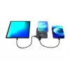 Port Designs 907005 belaidžio įkrovimo 10000 mAh išorinė baterija juoda