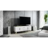 Cama RTV stand LOTTA 140cm Balta + sonoma oak