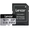 Flash atmintinė Lexar 512 GB UHS-I microSDXC Sidabrinė PLUS
