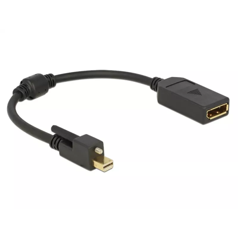 DisplayPort laidas DeLOCK 62638 Mini DisplayPort 0,25 m juodas