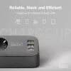 Maitinimo šakotuvas DIGITUS 3 lizdų su 2×USB-A ir 1×USB-C, 3 kintamosios srovės lizdai Tipas E/F, 1,5 m laidas, juodas