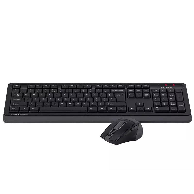 Belaidė pelė A4Tech FStyler 47478 2.4G Nano Pilka ergonomiško dizaino