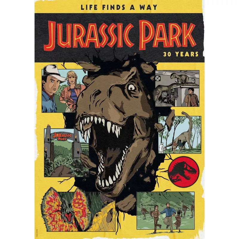 Dėlionė schmidt spiele Dėlionė Jurassic Park 30 Years of Jurassic Park 1000 detalių